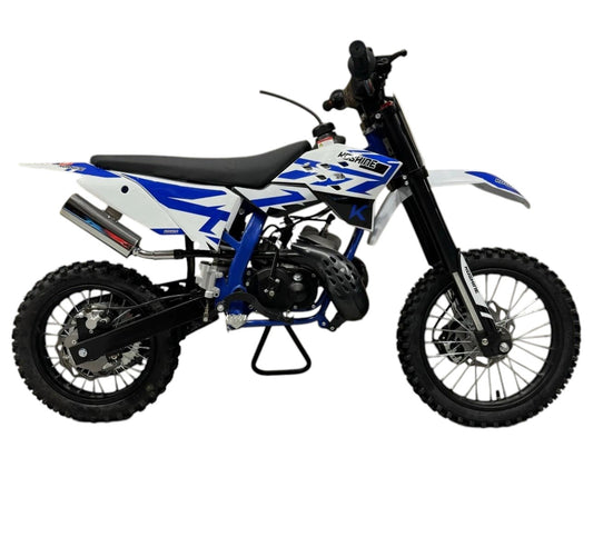 Koshine Crossmotor 50cc Blauw