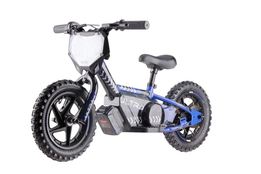 Ultra Motocross Elektrische Loopfiets 12 inch Blauw