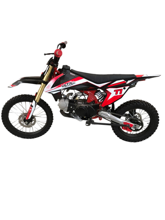 Ultra Motocross Crossmotor 125cc Rood