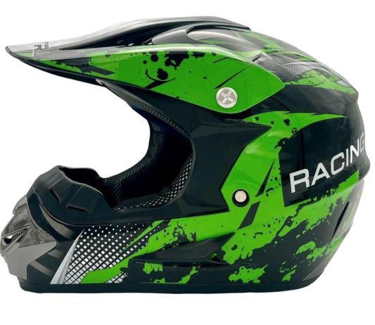 Ultra Motocross Motorcross Helm Racing Green