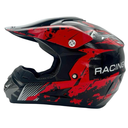 Ultra Motocross Motorcross Helm Racing Red/Black