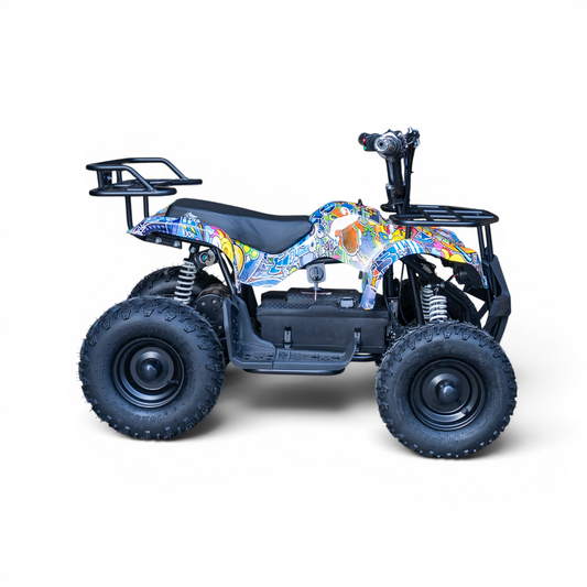High-Performance Elektrische Kinderquad 1000W / 48V – Graffiti Edition