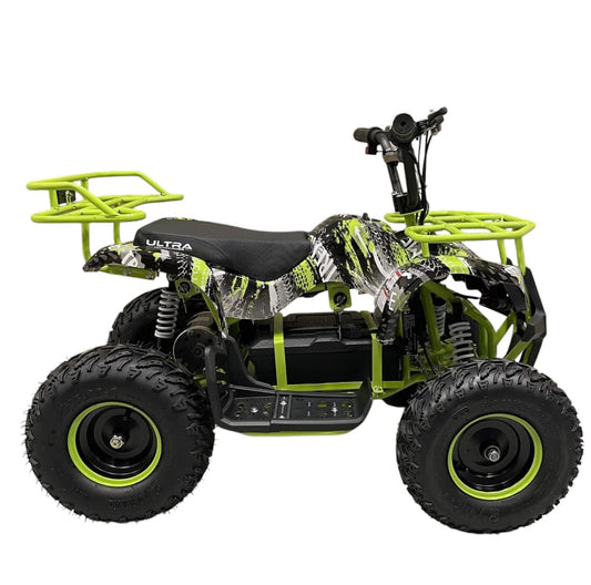 Ultra Motocross Elektrische Kinderquad 1000W 48V Neon Groen