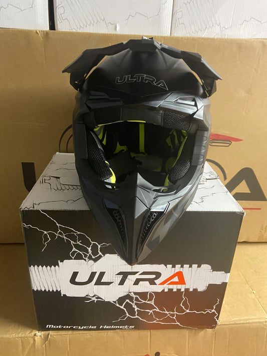 Ultra Motocross Motorcross Helm Dark/Brown