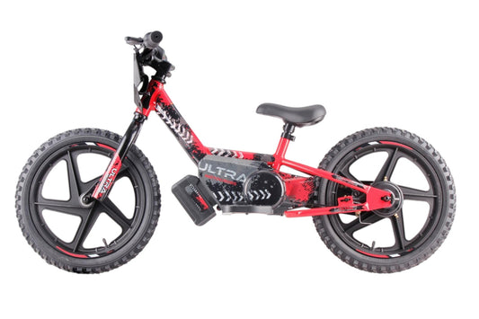 Ultra Motocross Elektrische Loopfiets 16 inch Rood