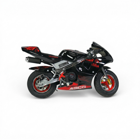 Nieuwe Ultra 49CC benzine mini racer, pocketbike/mini bikes Rood