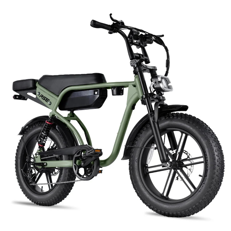 RSE Pro Elektrische Fatbike | Groen | NFC | Bekerhouder
