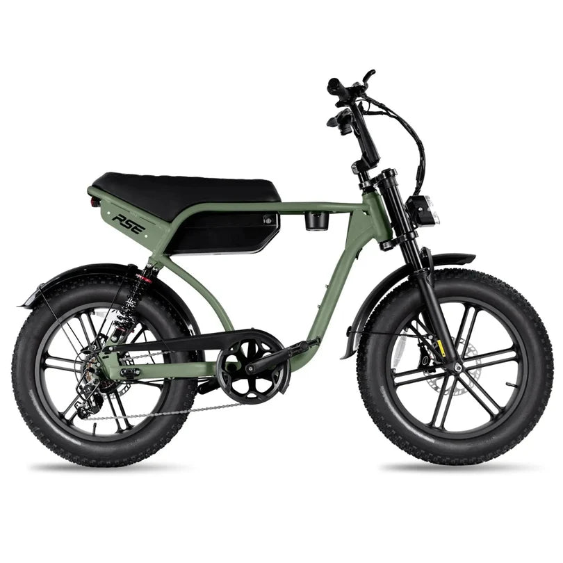 RSE Pro Elektrische Fatbike | Groen | NFC | Bekerhouder