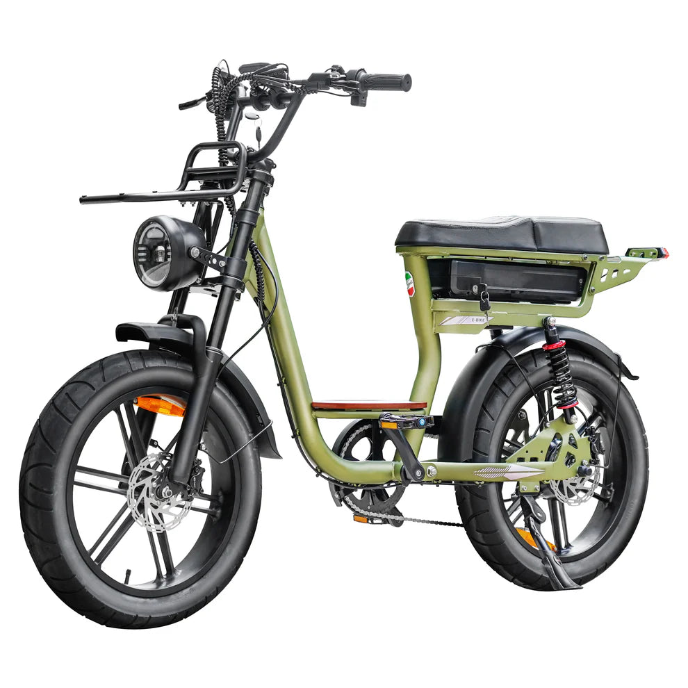Ouxi C28 Pro Elektrische Fatbike | Groen | Slot
