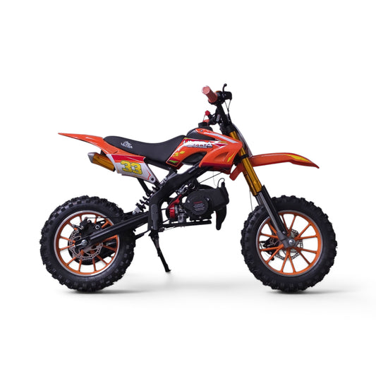 Ultra Motocross Pro 2026 Crossmotor 50cc 2 Takt Automaat Oranje