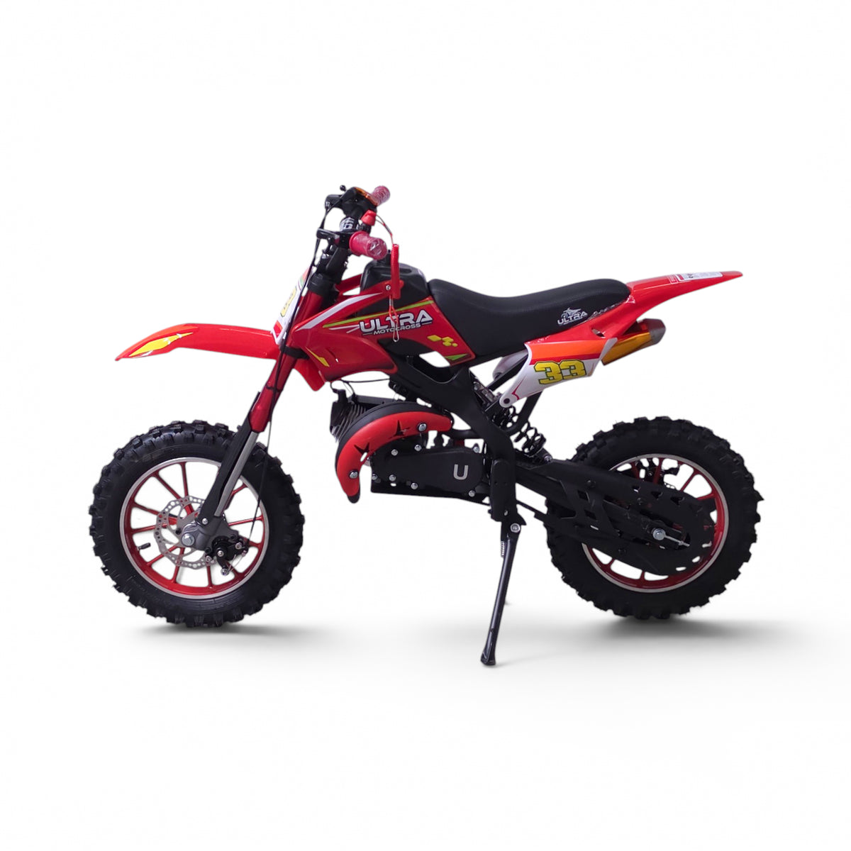 Ultra Motocross Pro 2026 Crossmotor 50cc 2 Takt Automaat Rood