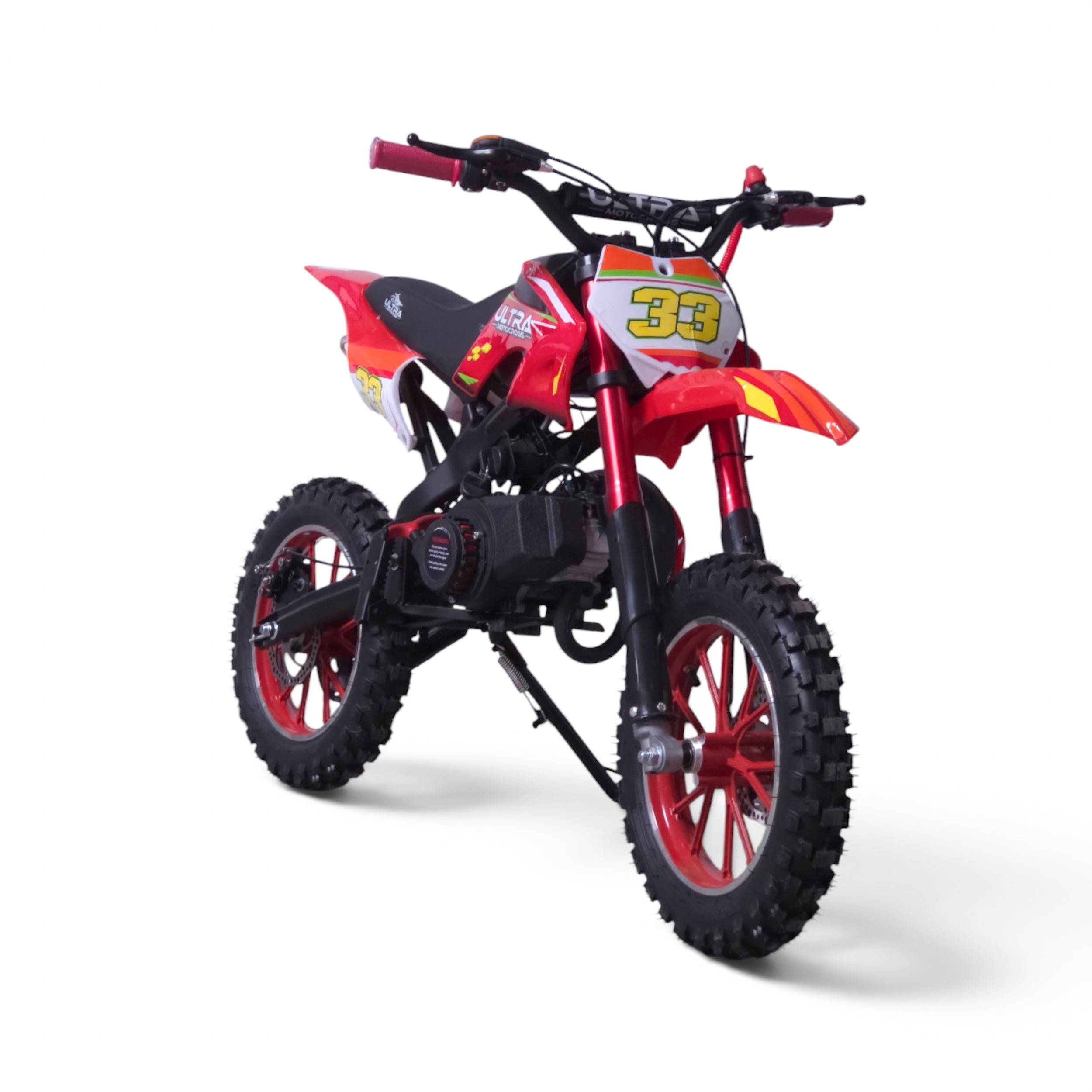 Ultra Motocross Pro 2026 Crossmotor 50cc 2 Takt Automaat Rood
