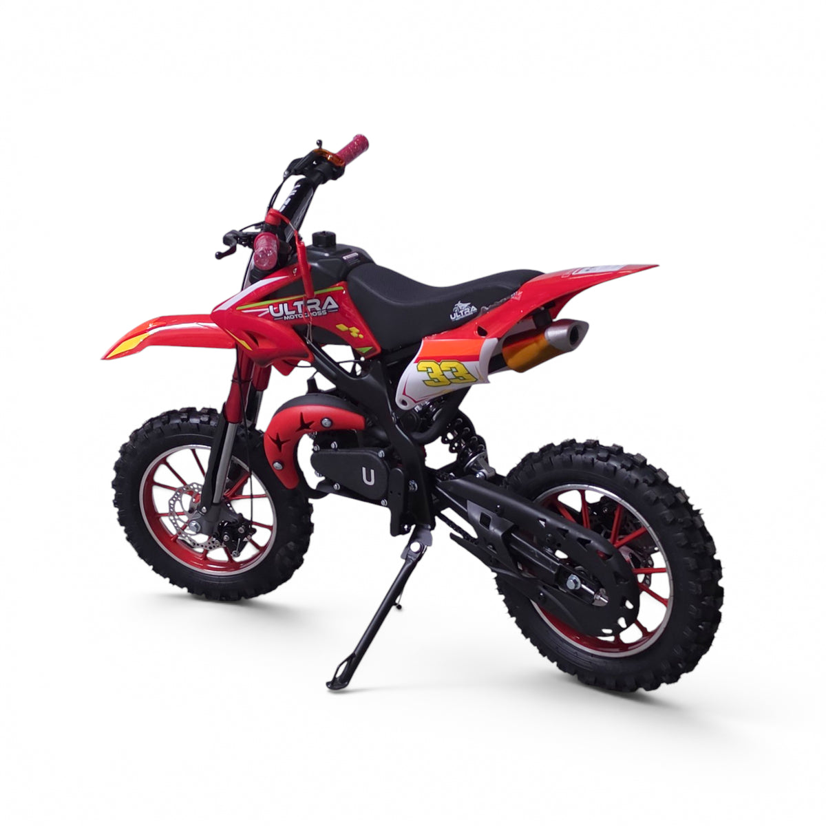 Ultra Motocross Pro 2026 Crossmotor 50cc 2 Takt Automaat Rood