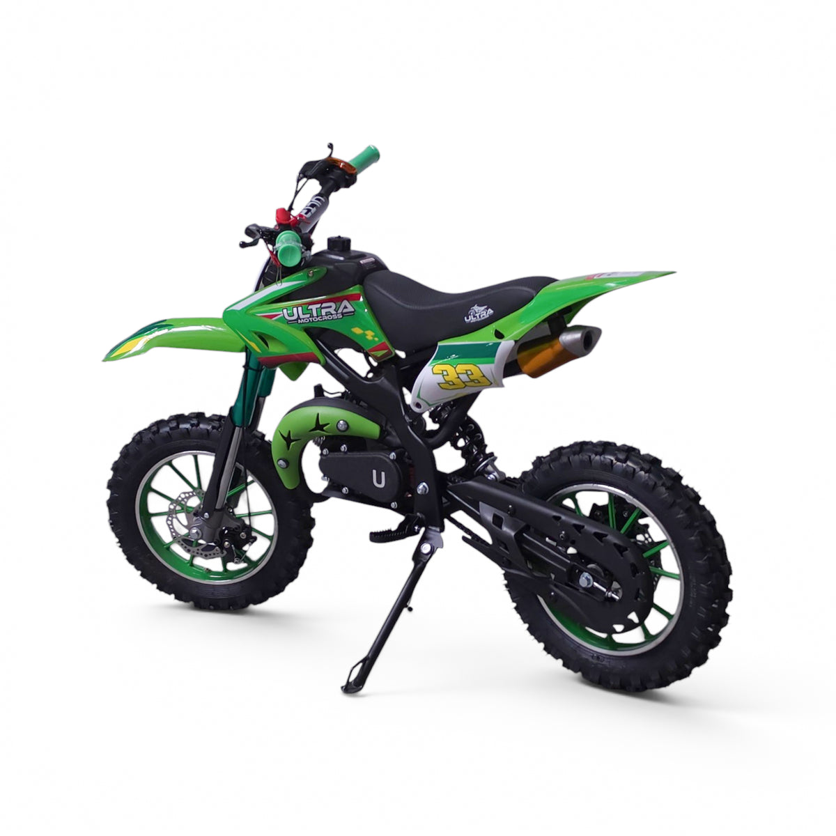 Ultra Motocross Pro 2026 Crossmotor 50cc 2 Takt Automaat Groen