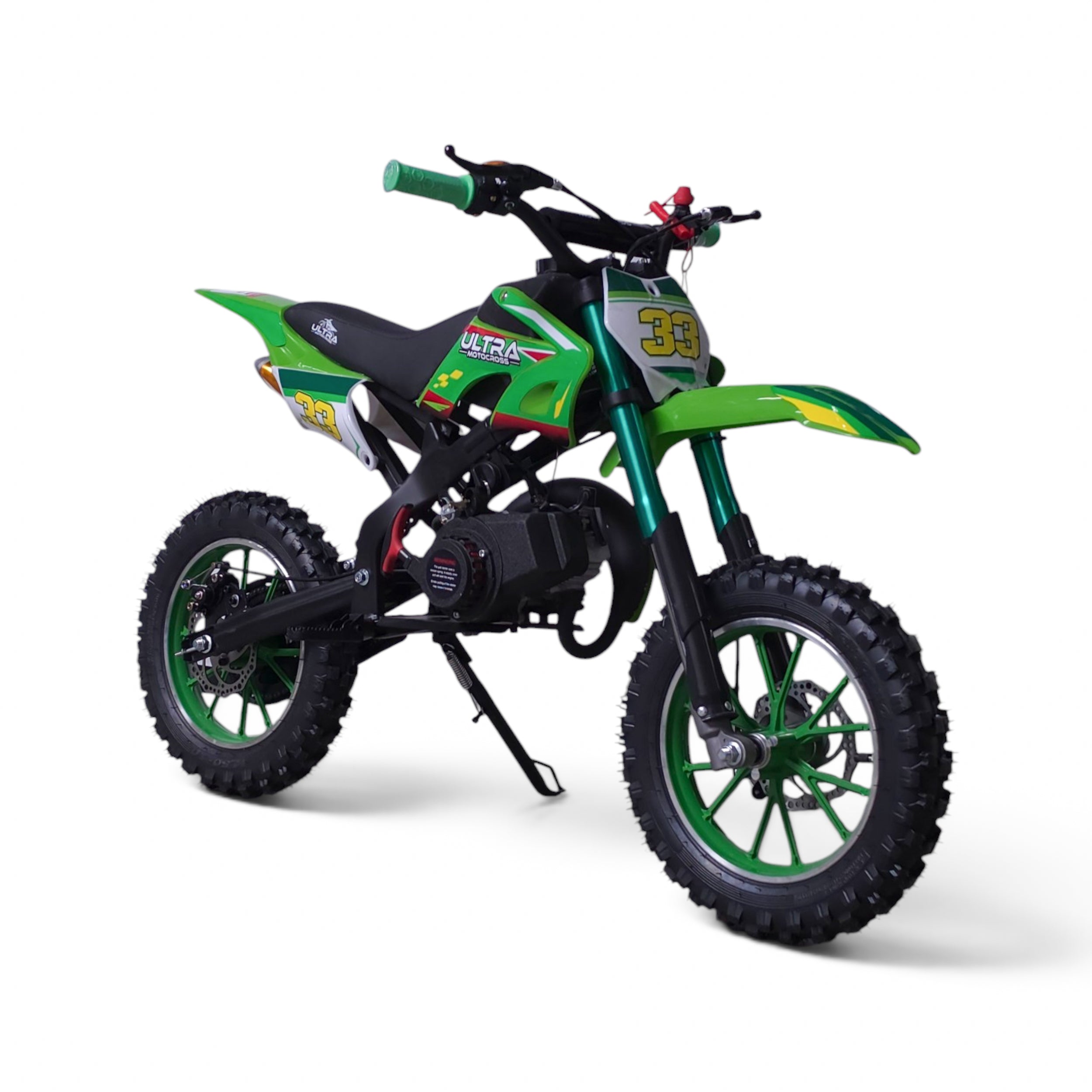 Ultra Motocross Pro 2026 Crossmotor 50cc 2 Takt Automaat Groen
