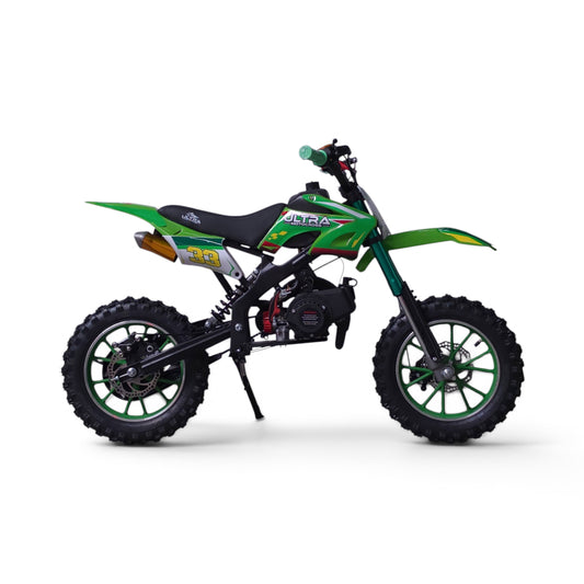 Ultra Motocross Pro 2026 Crossmotor 50cc 2 Takt Automaat Groen