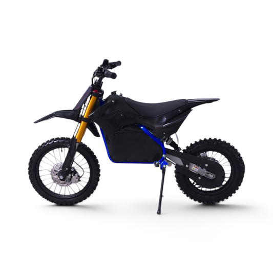 Ultra E-Dirt Bike – 2000W Brushless / 60V (Zwart/Blauw)