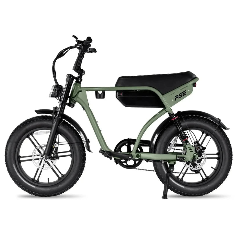 RSE Pro Elektrische Fatbike | Groen | NFC | Bekerhouder