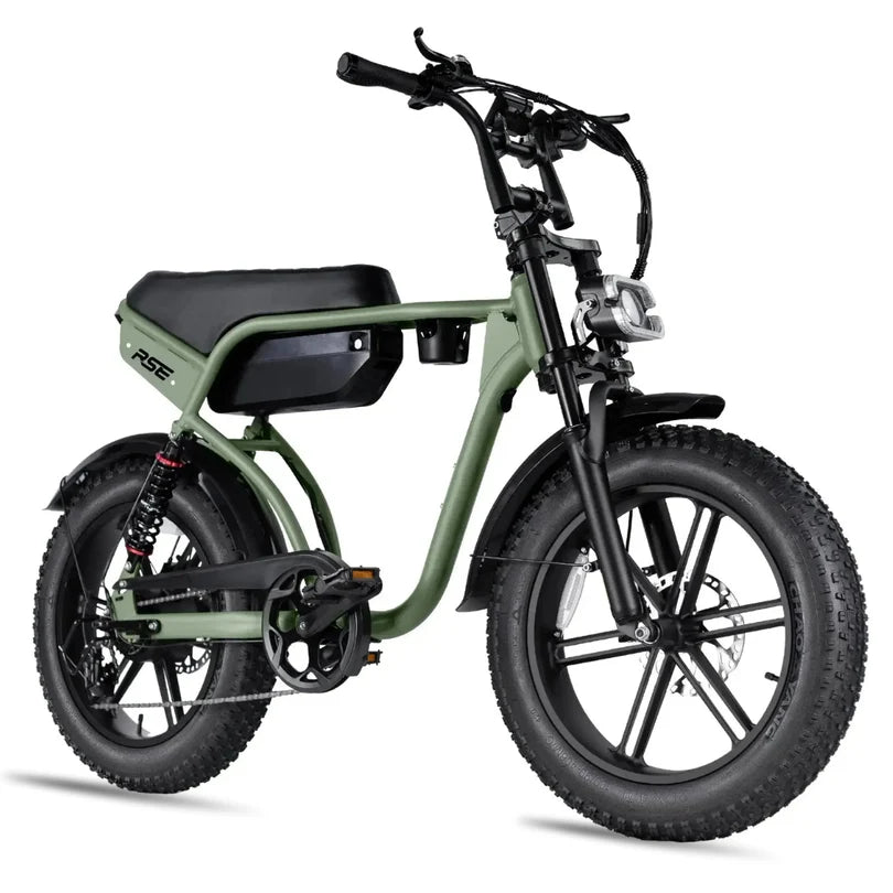 RSE Pro Elektrische Fatbike | Groen | NFC | Bekerhouder