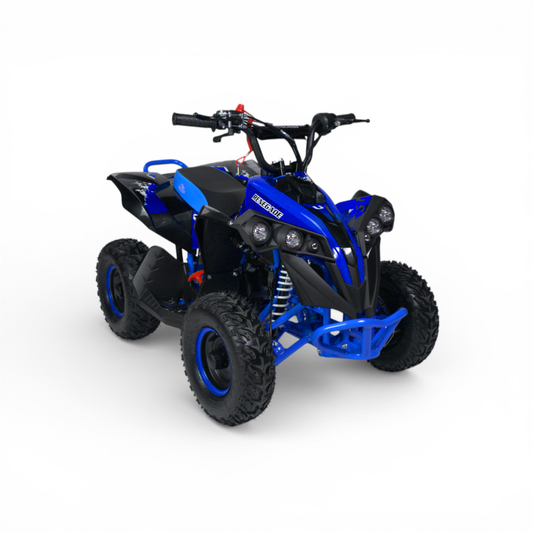 Ultra Motocross Kinderquad Benzine 50cc 50km/h 2 Takt Blauw