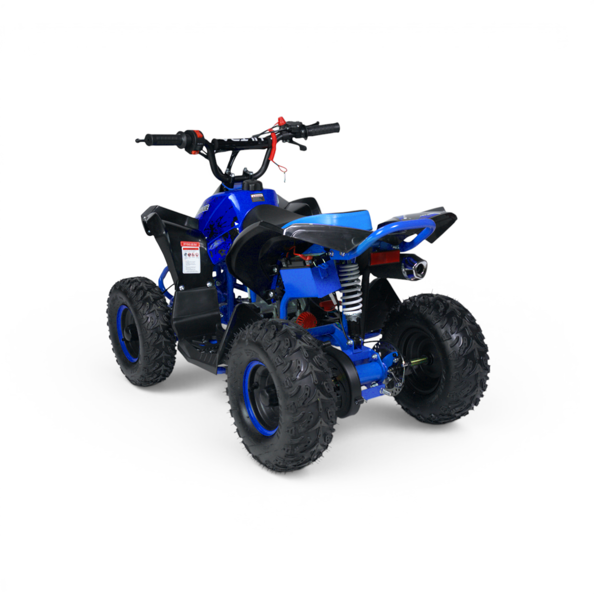 Ultra Motocross Kinderquad Benzine 50cc 50km/h 2 Takt Blauw