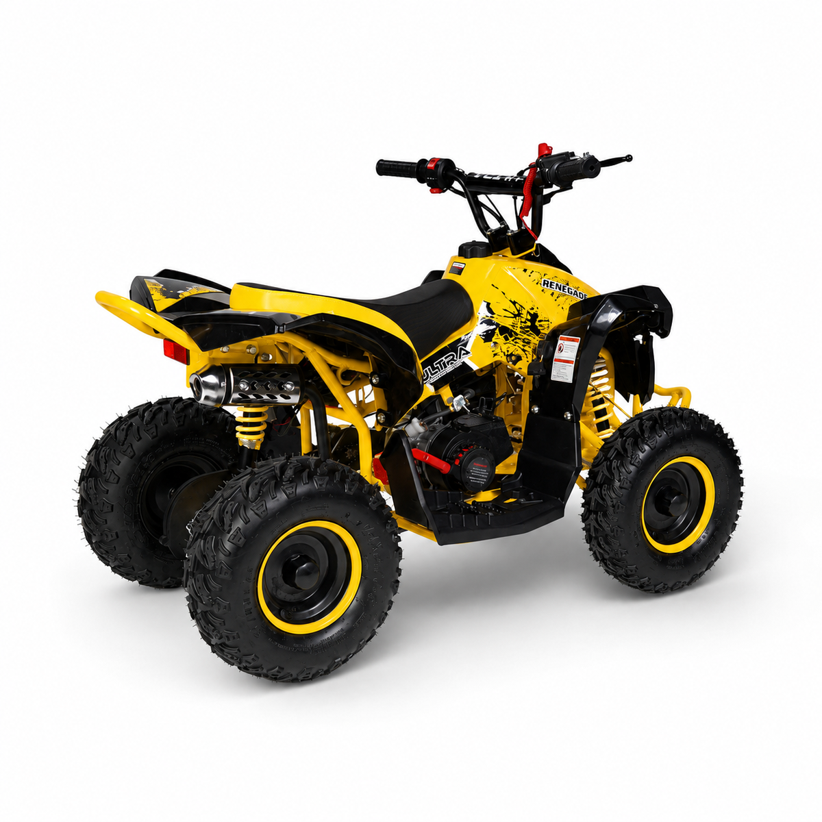 Ultra Motocross Kinderquad Benzine 50cc 50km/h 2 Takt Geel