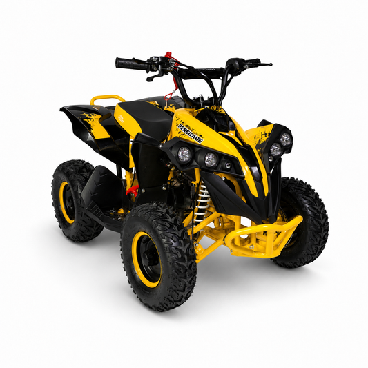 Ultra Motocross Kinderquad Benzine 50cc 50km/h 2 Takt Geel