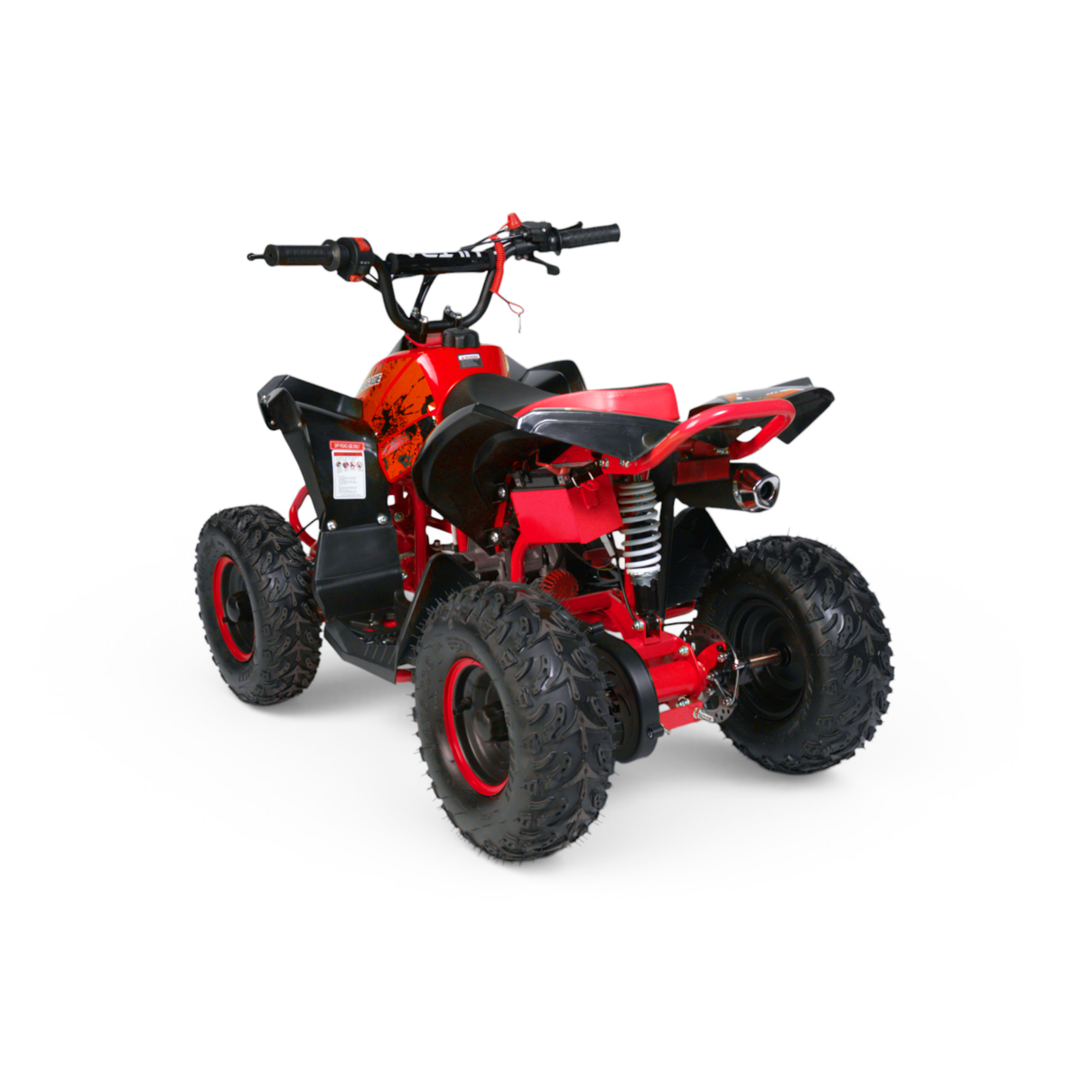 Ultra Motocross Kinderquad Benzine 50cc 50km/h 2 Takt Rood
