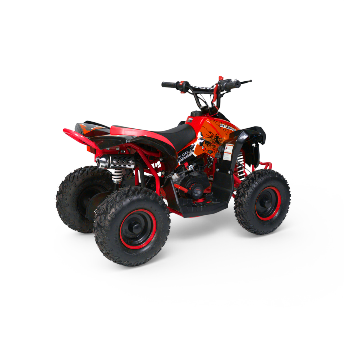 Ultra Motocross Kinderquad Benzine 50cc 50km/h 2 Takt Rood