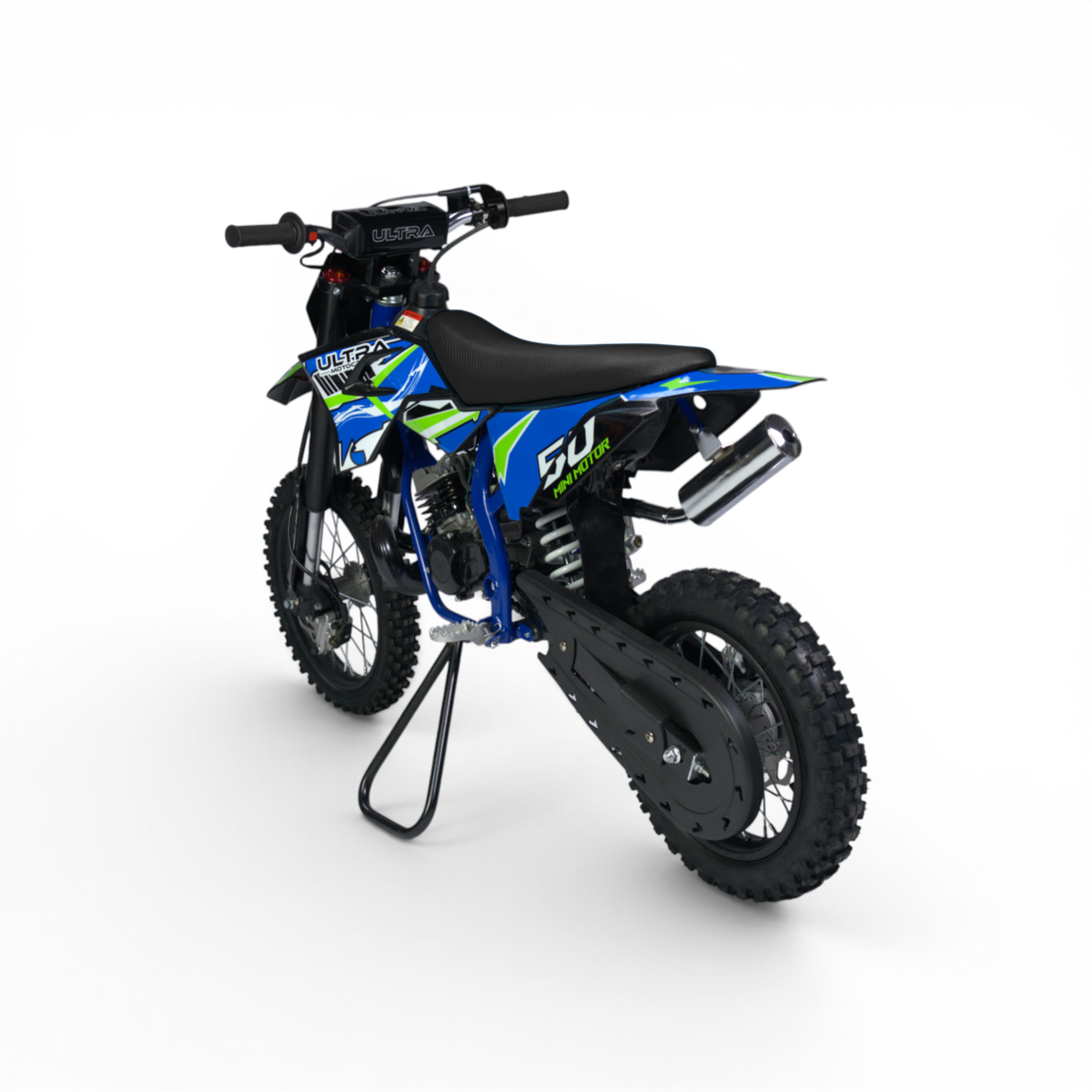 Crossmotor 50cc 80km/h 2-Takt Automaat Kickstarter 14"/12" Blauw