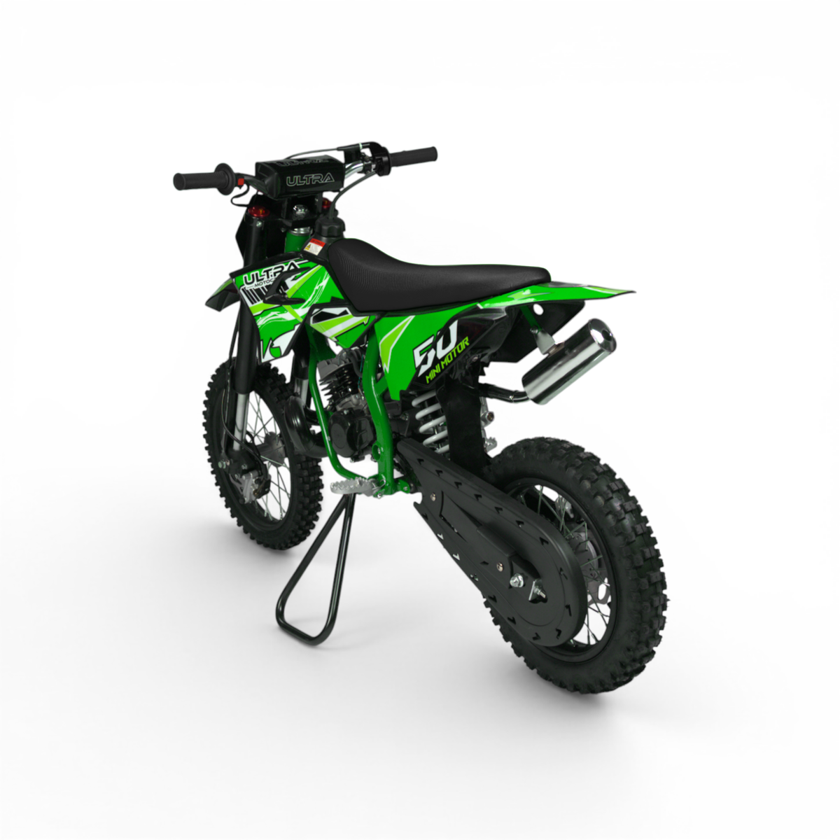 Crossmotor 50cc 80km/h 2-Takt Automaat Kickstarter 14"/12" Groen