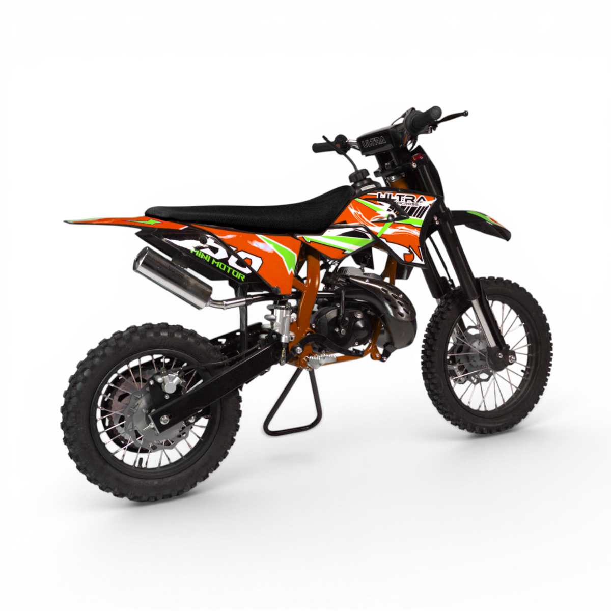 Crossmotor 50cc 80km/h 2-Takt Automaat Kickstarter 14"/12" Oranje