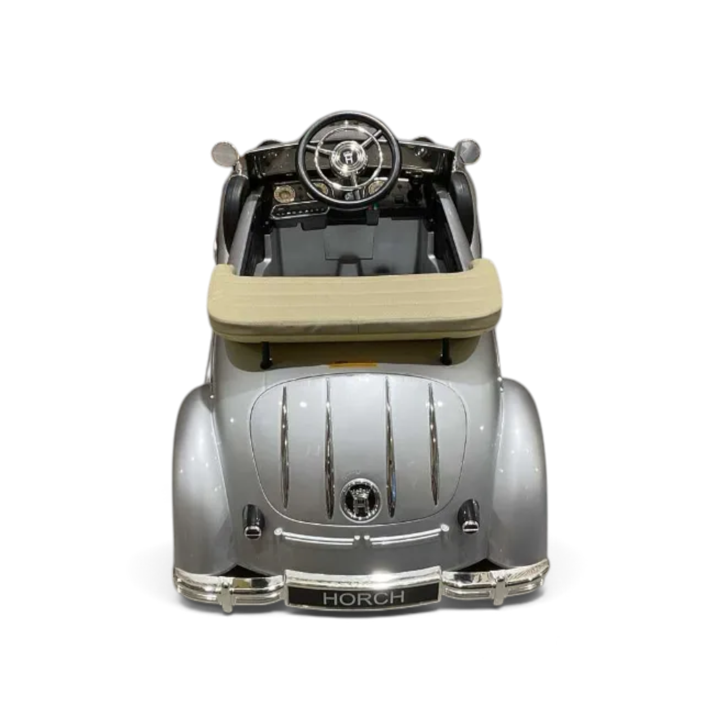 Audi Horch 930V Kinderauto 1938 – Zilver Metallic – 2 Personen