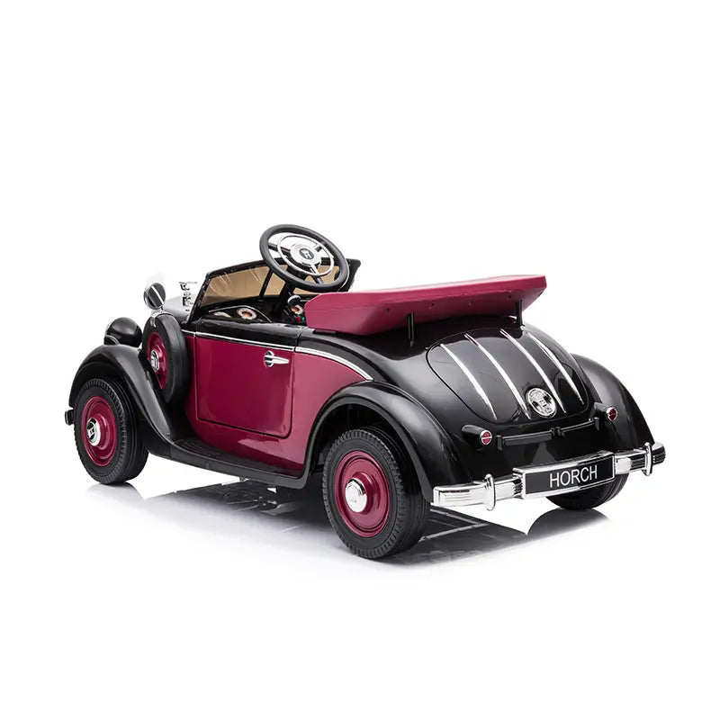 Audi Horch 930V Kinderauto 1938 – Zilver Metallic – 2 Personen