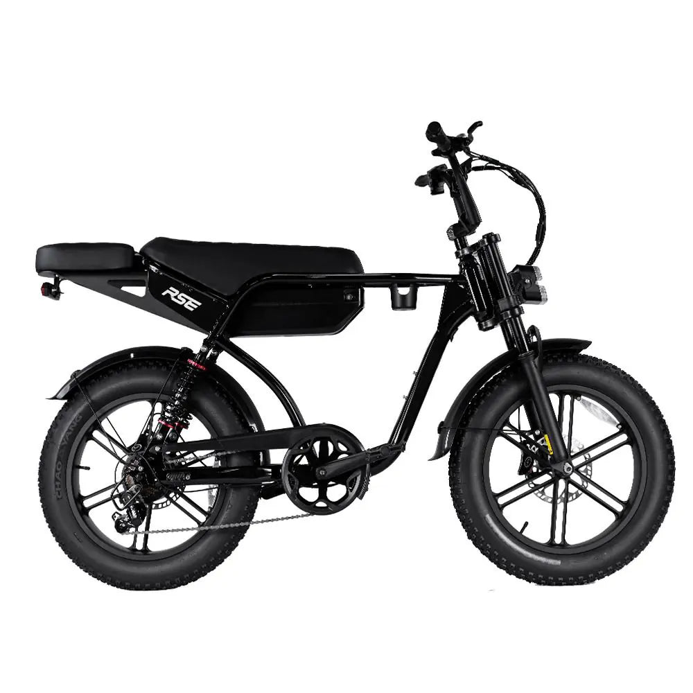 RSE Pro Elektrische Fatbike | Zwart | NFC | Bekerhouder