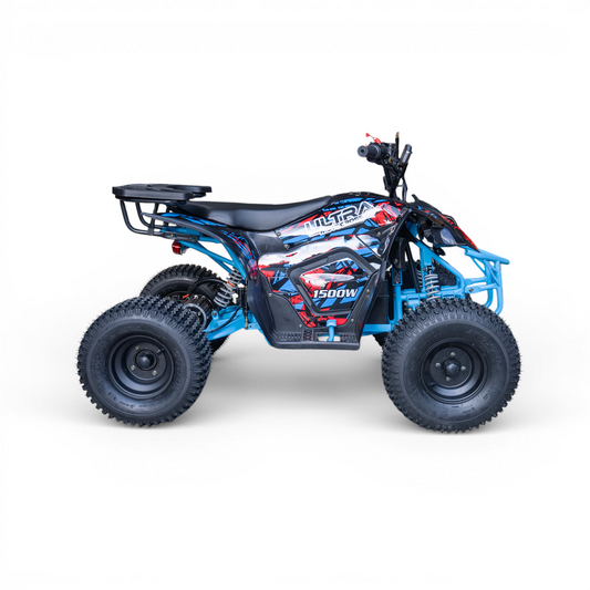 Ultra Motocross Racing E-Quad – 1500W / 60V Blauw - Rood