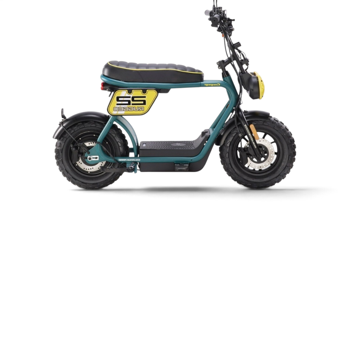 Coopop 22 Rugged 1200W Bosch E-Cruiser E-Scooter Donker Groen