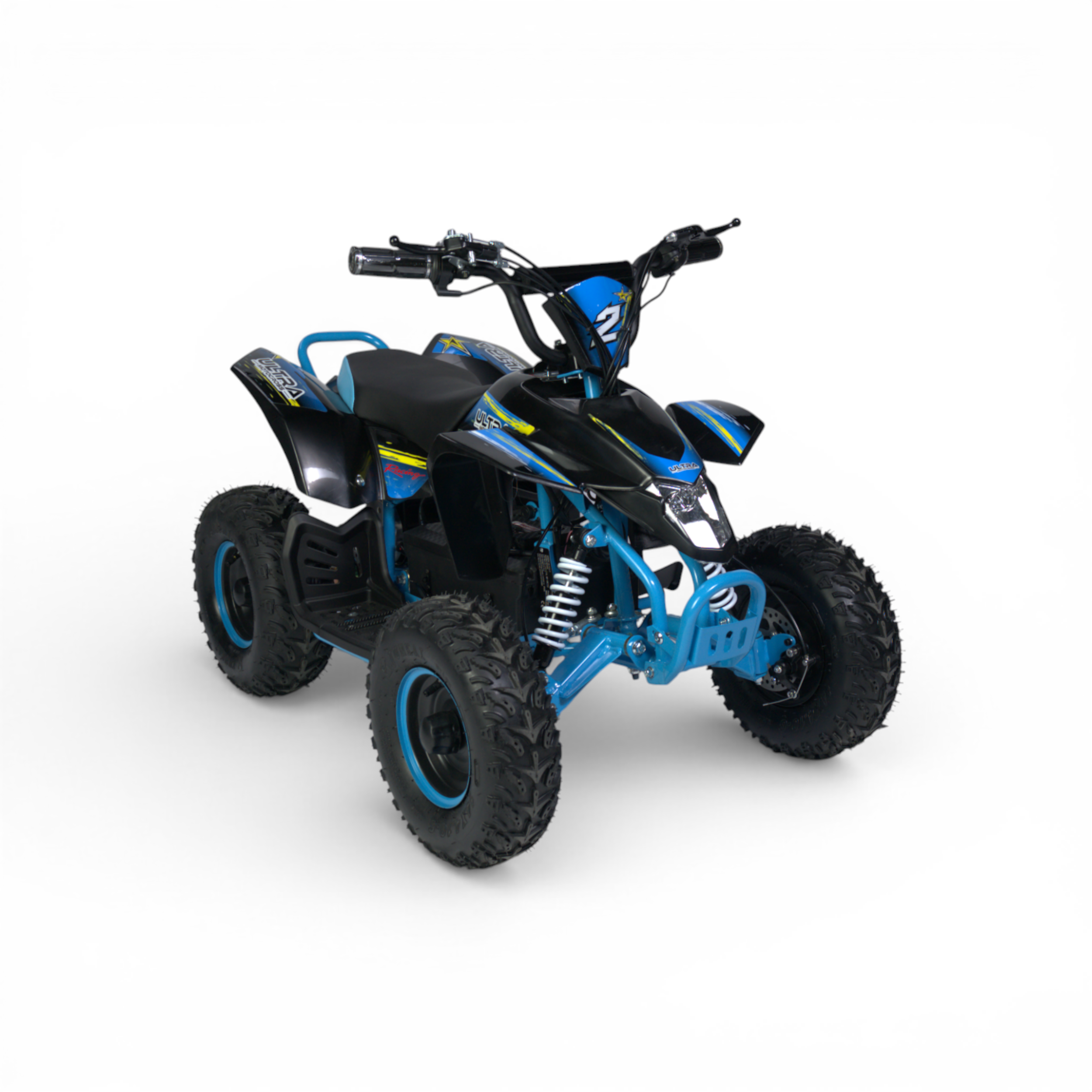Elektrische Kinderquad Racing Accu 1000W 48V Blauw