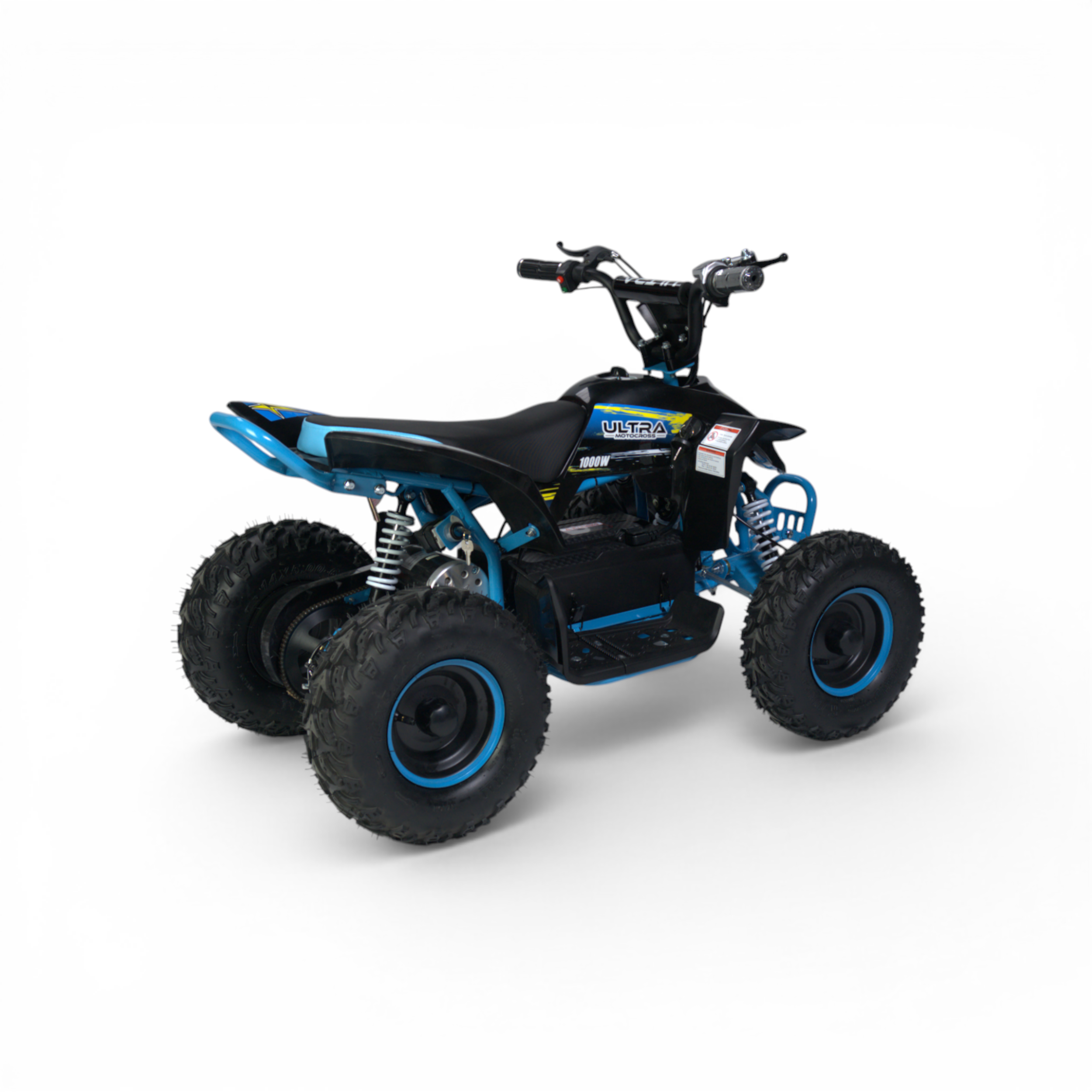 Elektrische Kinderquad Racing Accu 1000W 48V Blauw