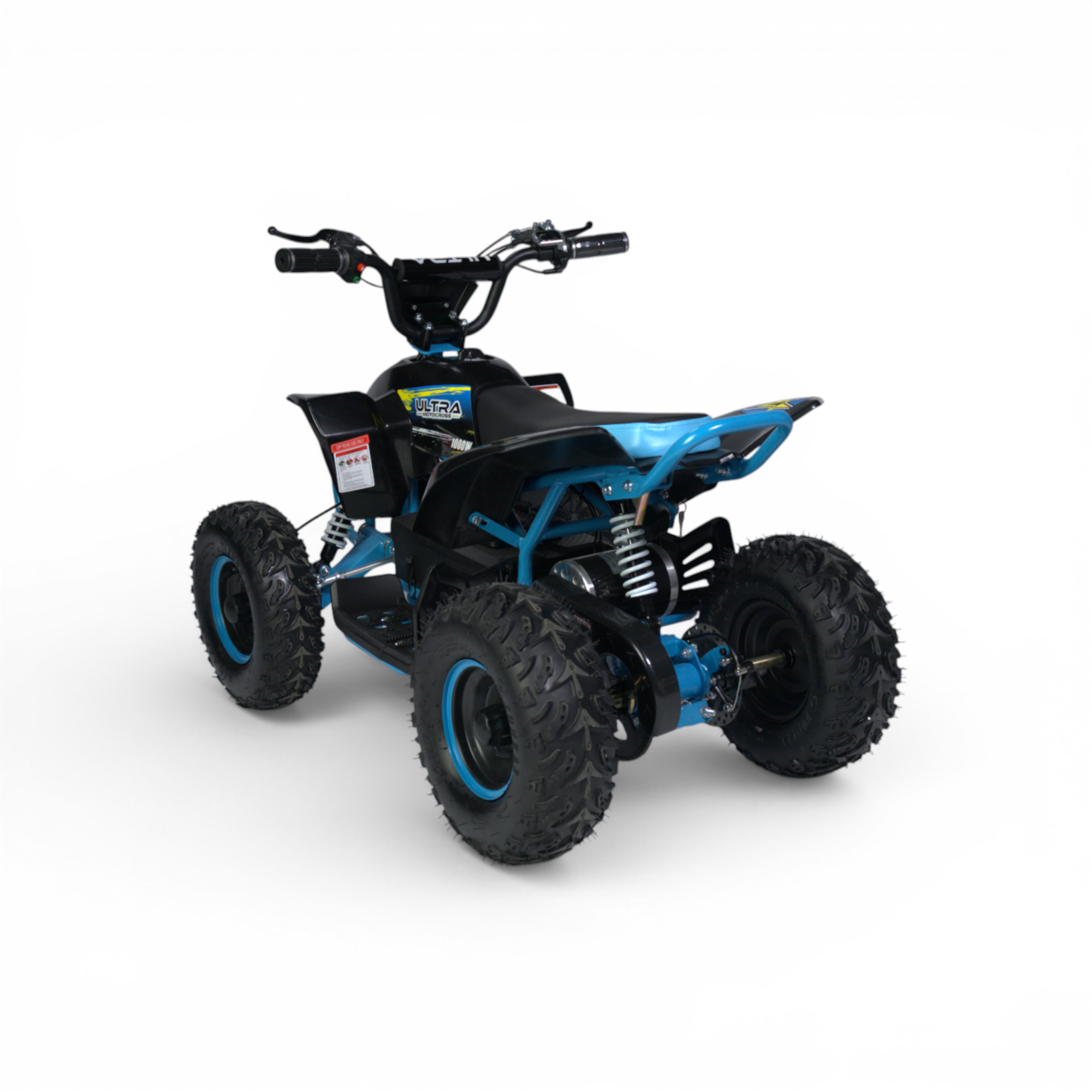 Elektrische Kinderquad Racing Accu 1000W 48V Blauw