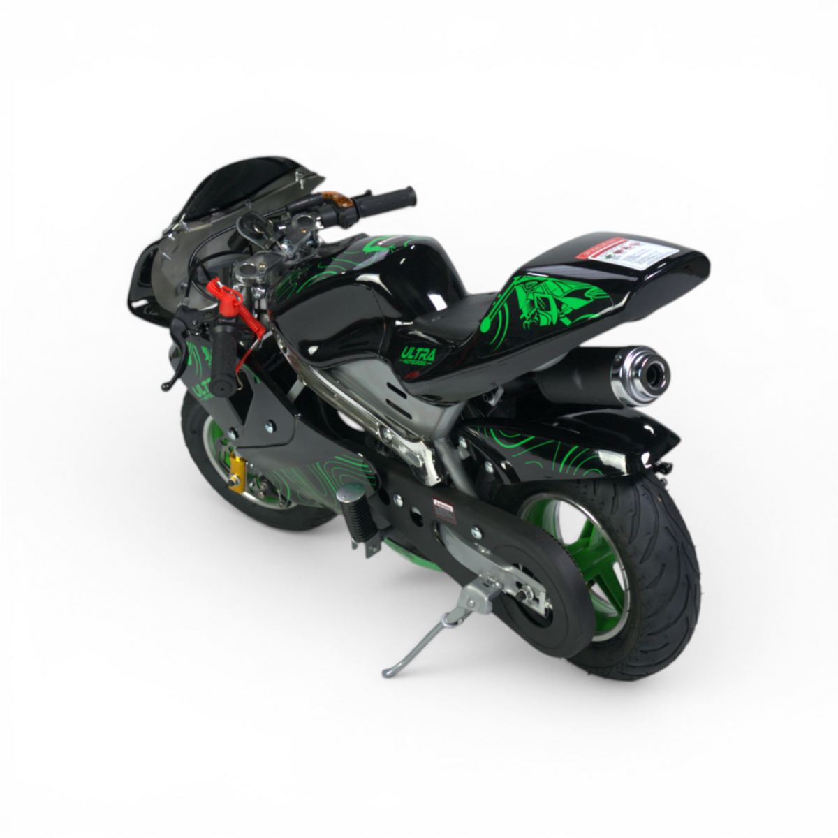 Nieuwe Ultra 49CC benzine mini racer, pocketbike/mini bikes Groen