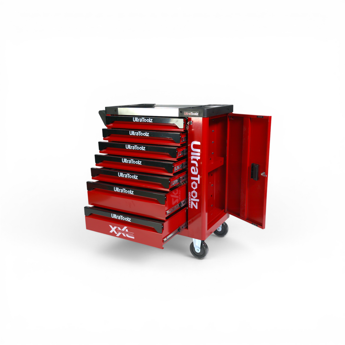 UltraToolz Gereedschapswagen Rood 7/7