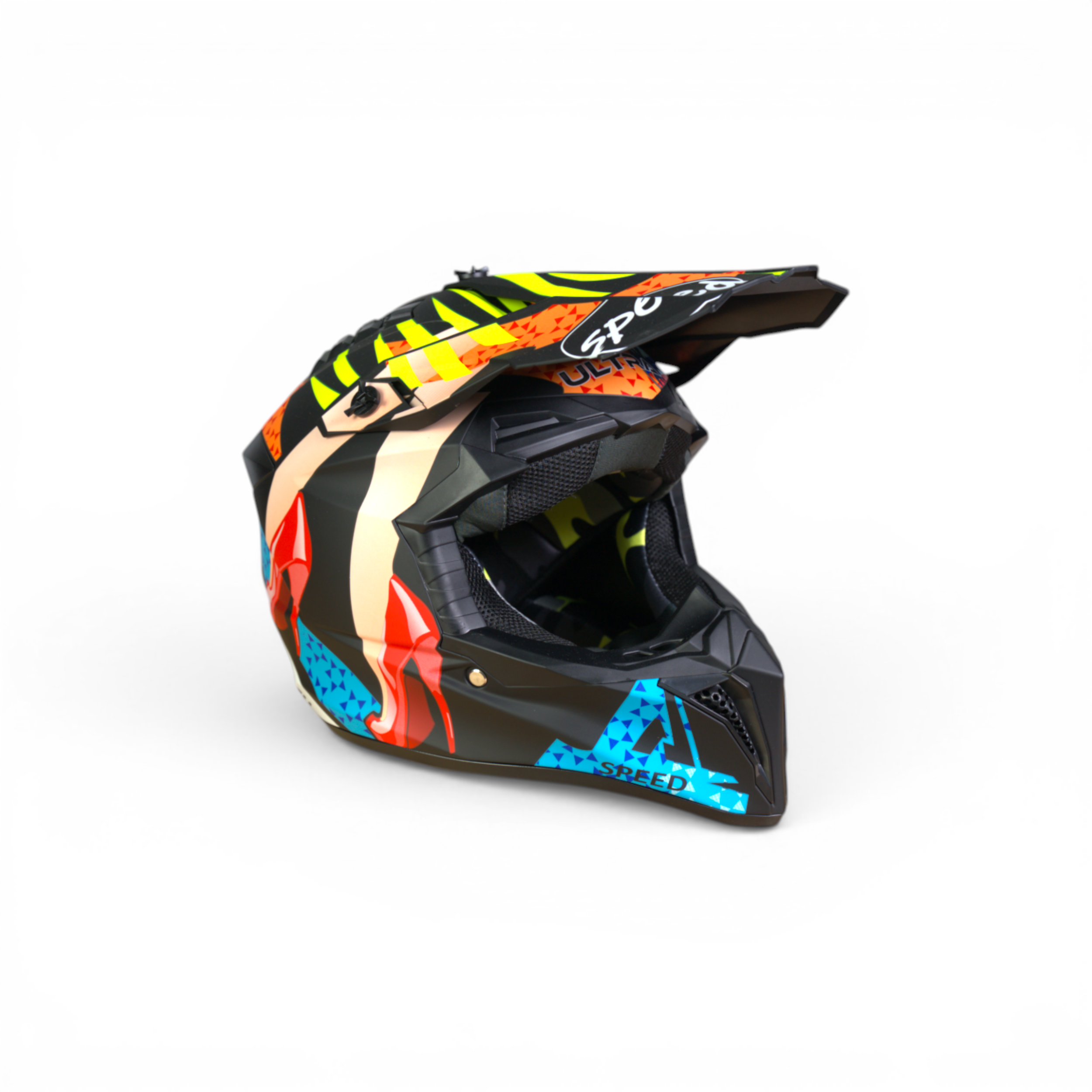 Speed Pro Crosshelm – Pop-Art Edition Multicolor