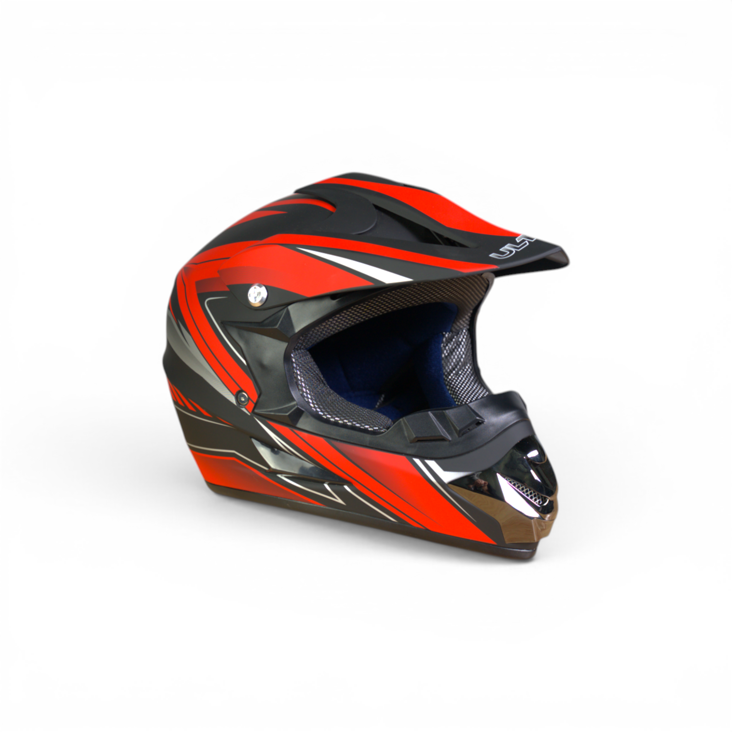 Pro Racing Crosshelm – Red/Black Racing Edition (Rood/Zwart Gloss)