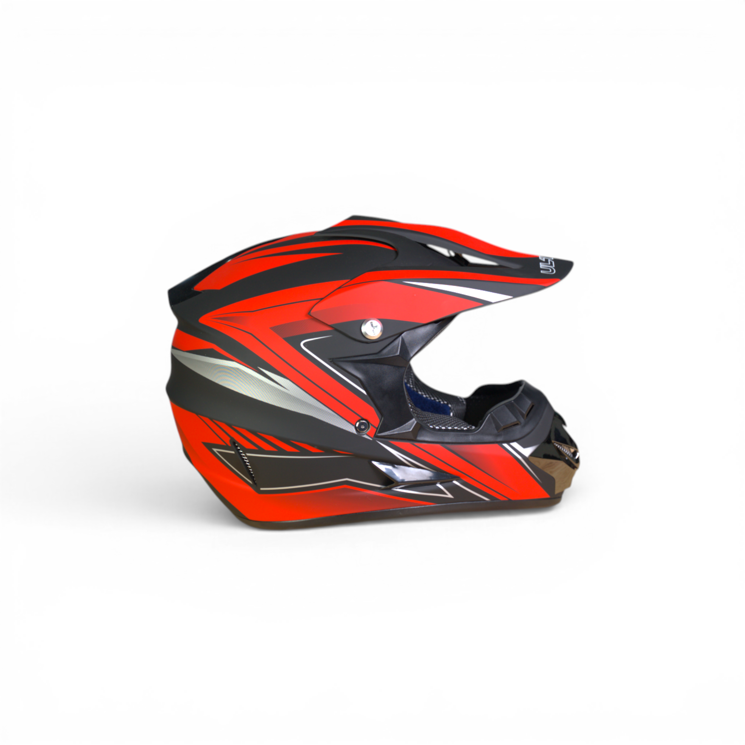 Pro Racing Crosshelm – Red/Black Racing Edition (Rood/Zwart Gloss)