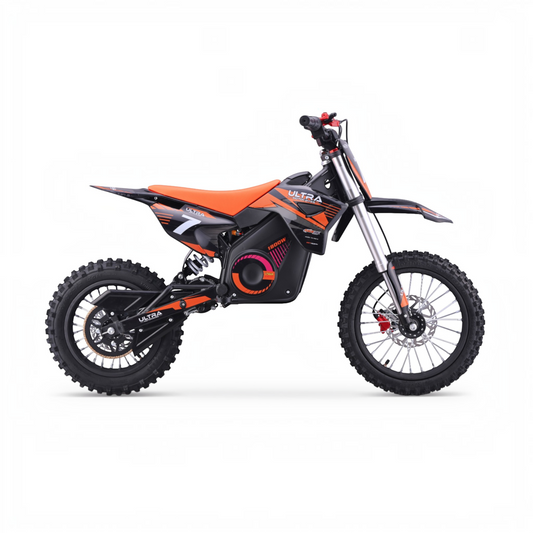Ultra Motocross Snelle Krachtige Dirtbike 1800w 48v 65km/u Oranje
