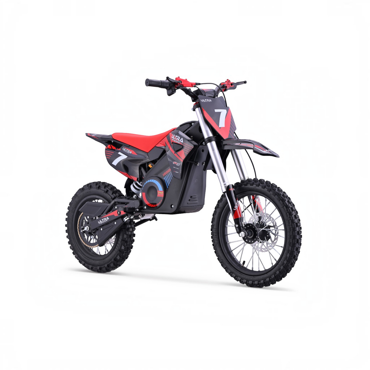 Ultra Motocross Snelle Krachtige Dirtbike 1800w 48v 65km/u Rood