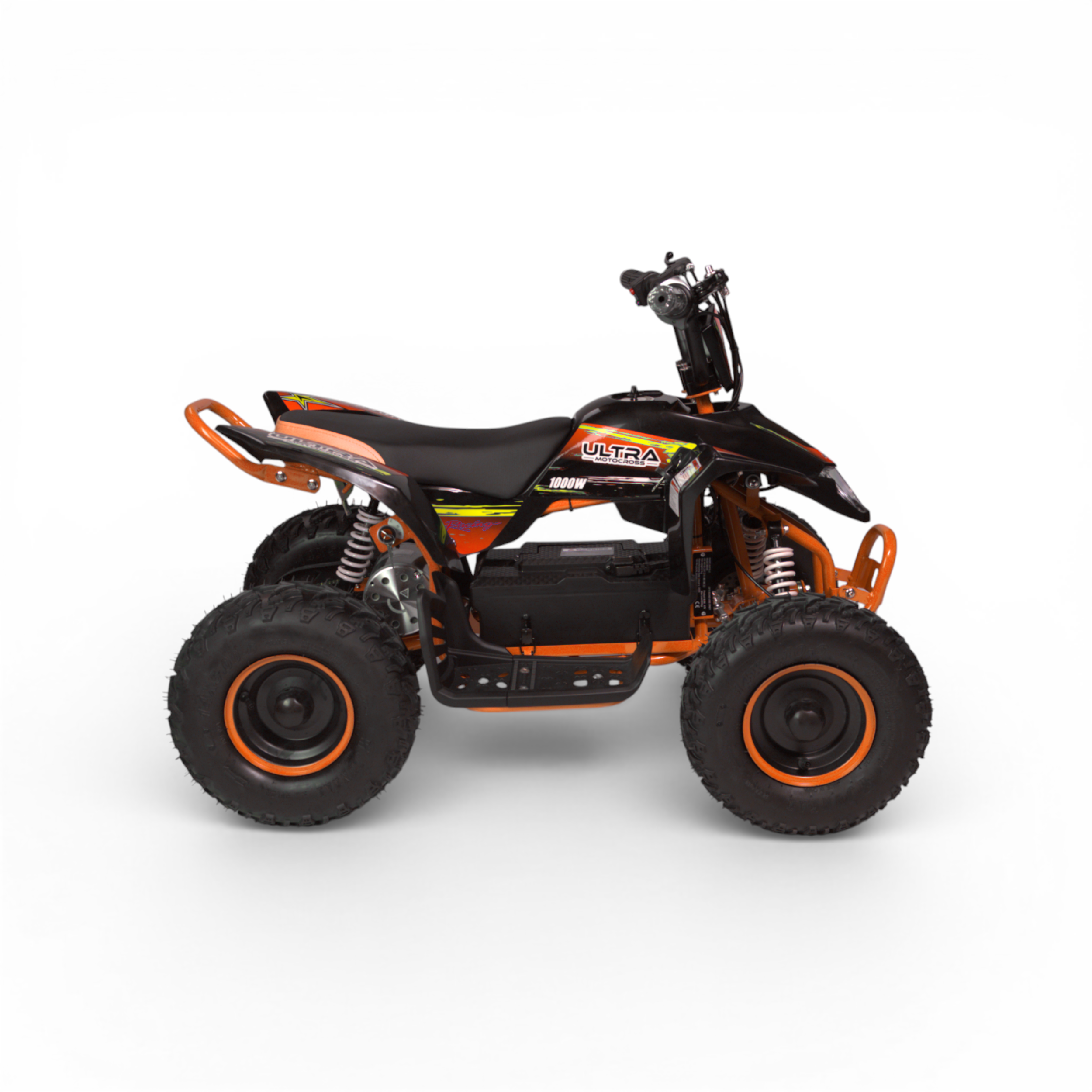 Elektrische Kinderquad Racing Accu 1000W 48V Oranje