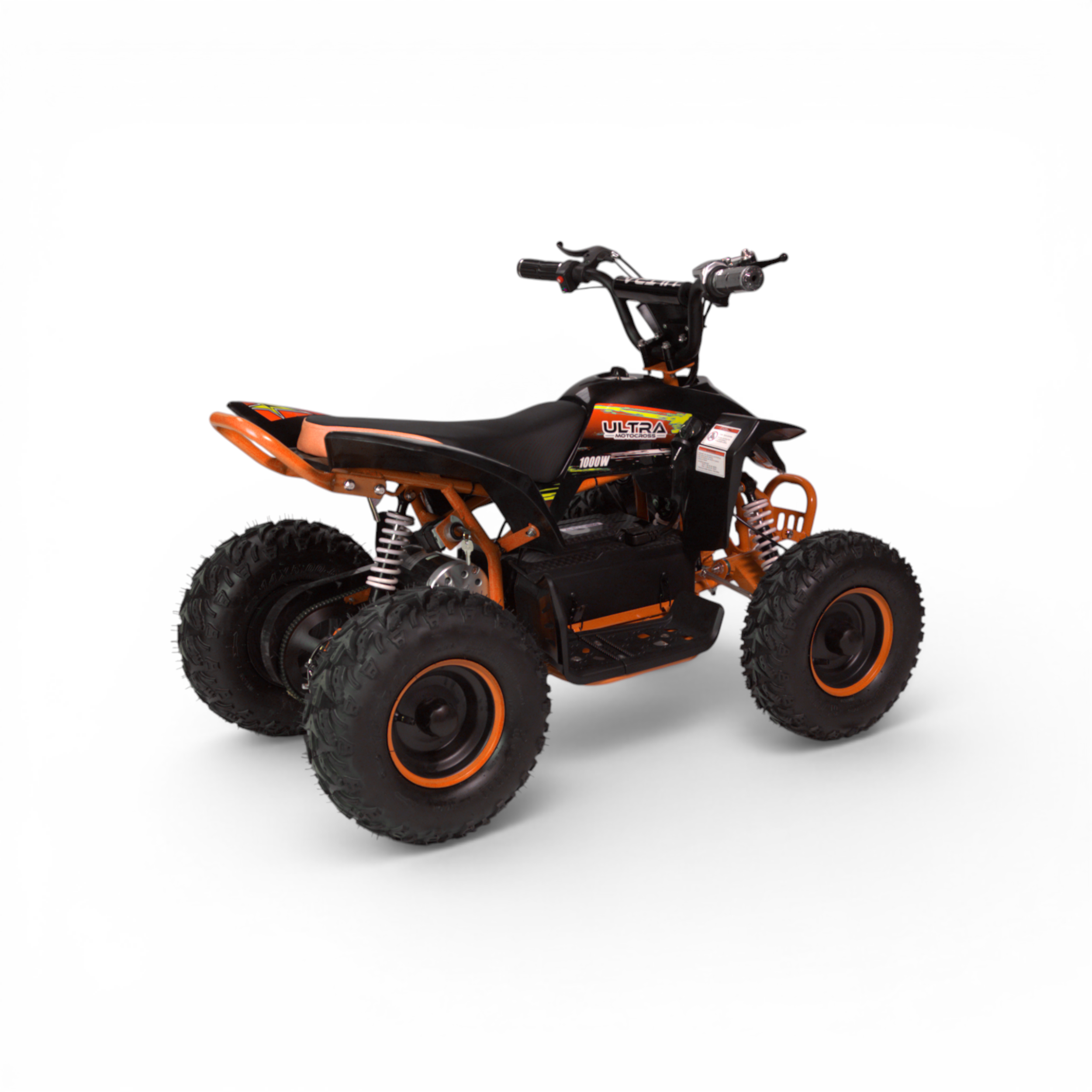 Elektrische Kinderquad Racing Accu 1000W 48V Oranje
