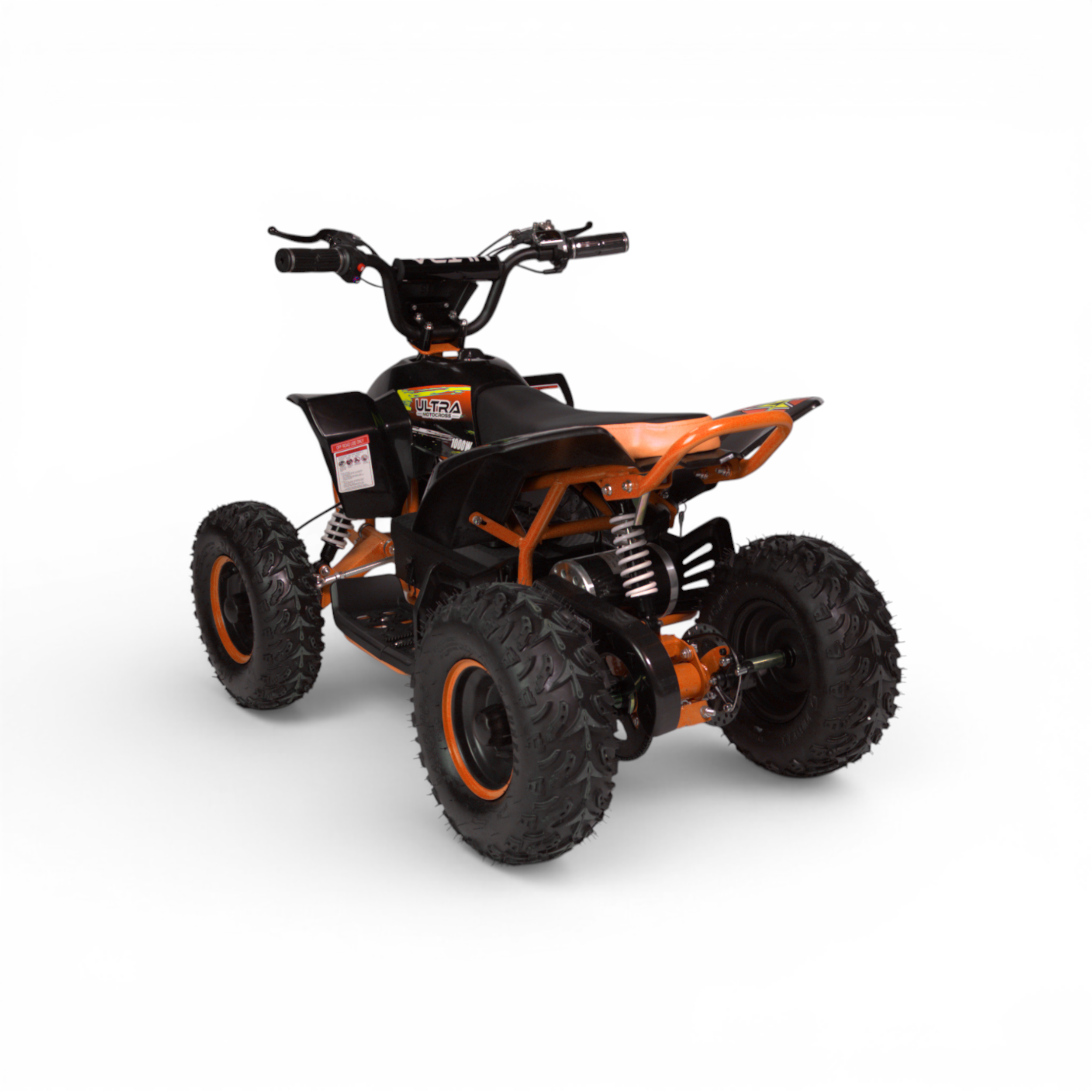 Elektrische Kinderquad Racing Accu 1000W 48V Oranje